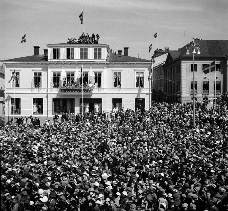 Samling på Torget Jubileumsutställningen 1935